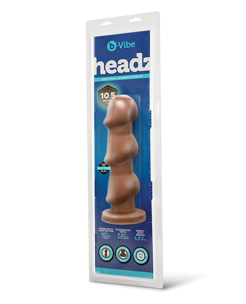 b-Vibe Headz Multi-Bulb XXL Adult Toy, 10.5 in.