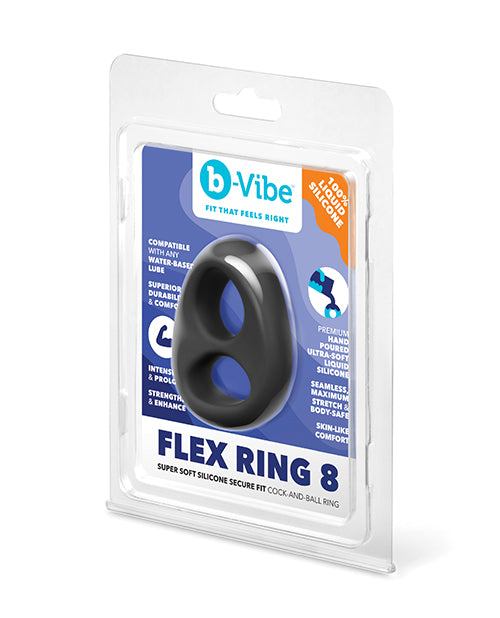 b-Vibe Flex Ring 8 Silicone Constriction Ring (BV-167)