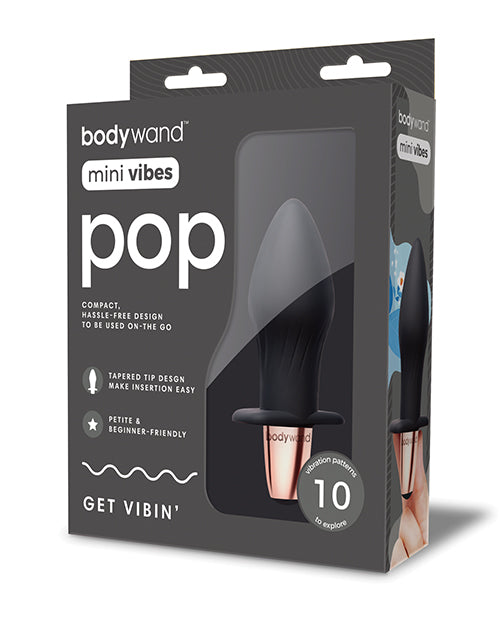 Xgen BW611 Bodywand Mini Vibes Pop, Black, ABS/Silicone