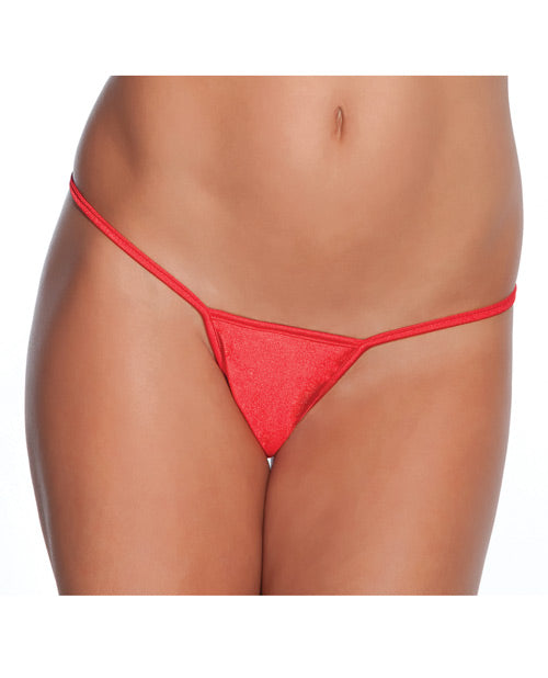 Coquette International 100 Sexy Low Rise G-String, Red – One Size
