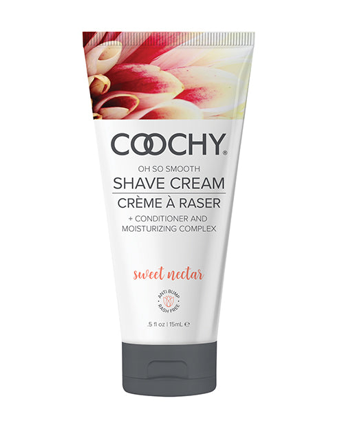 Classic Brands Coochy Shave Cream, 0.5 oz, Sweet Nectar Fragrance
