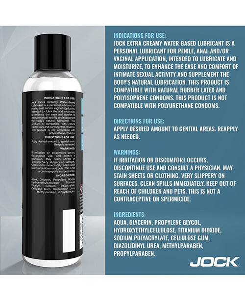 Curve Toys Jock Extra Creamy Water-Based Lubricant, 8 oz