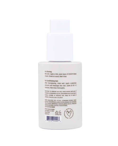 Classic Brands COOCHY Au Natural Shave Cream, 3.4 oz