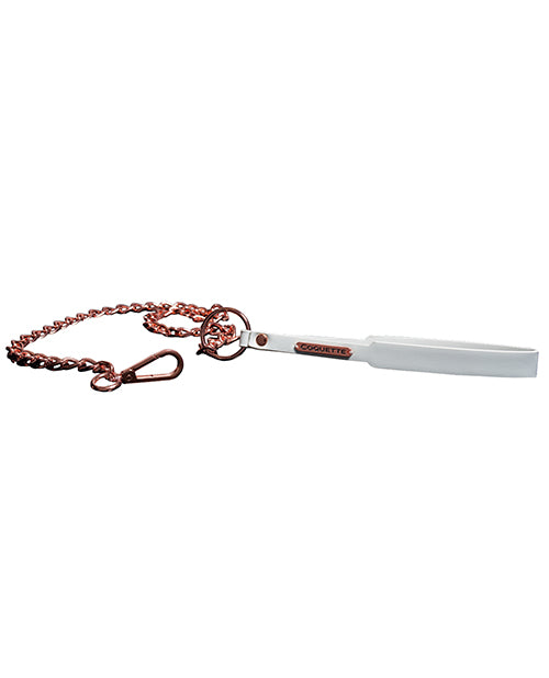 Coquette International 23624 Pleasure Collection Leash, White, 25.5 Inch Chain