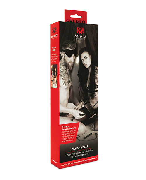 Creative Conceptions SM-047 Sensuous 5 pc Kinky Kit, Feather/Metal/Poly