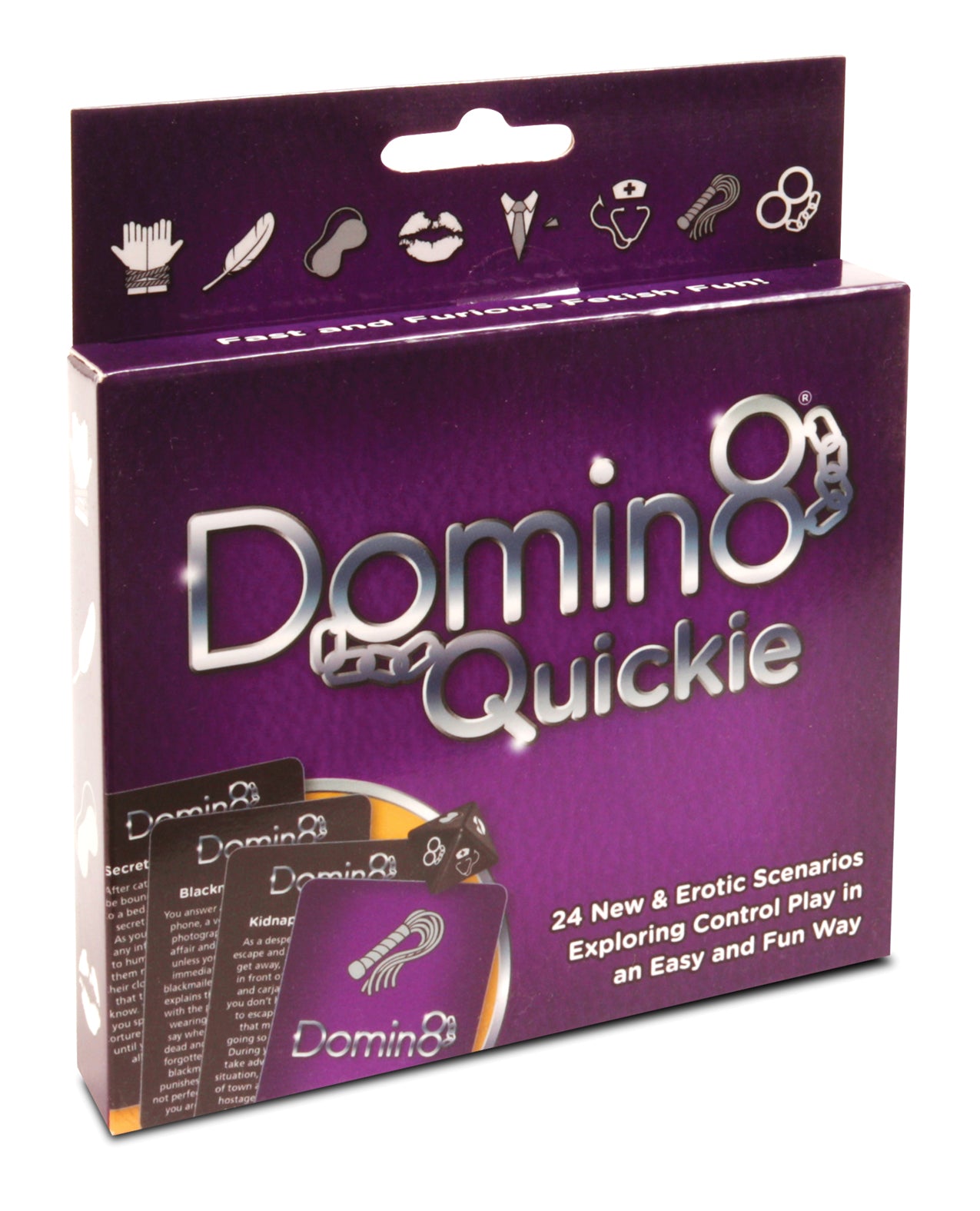 Creative Conceptions USDOMQU Domin8 Quickie Game, Assorted Colors, 24 Scenarios