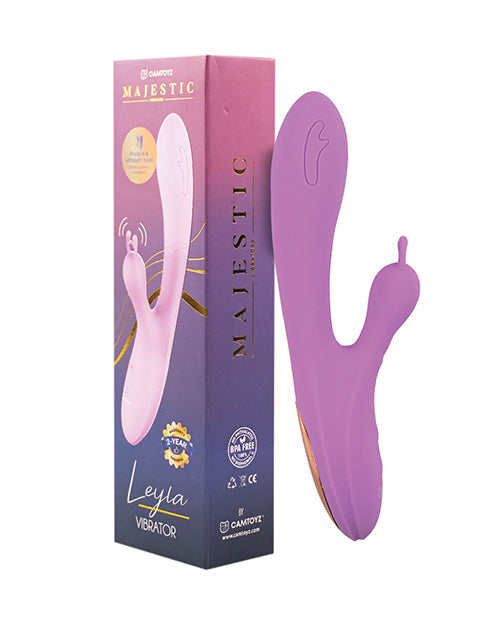 Camtoyz CT-JVB-154-LEYLA-LIL Leyla Dual Stimulation Vibrator, Dual Action