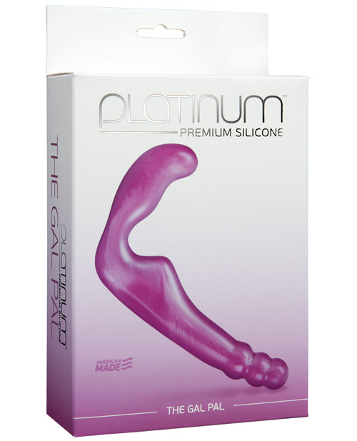 Doc Johnson 0106-02-BX Gal Pal Silicone Strap-On, Purple, 6.5"