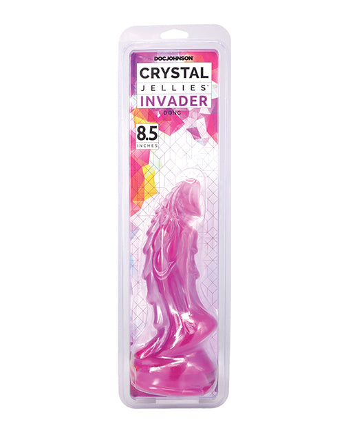 Doc Johnson 0288-92-CD Crystal Jellies Invader, Purple, PVC