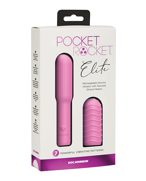 Doc Johnson 0376-12 Pocket Rocket Elite, Pink Vibrator