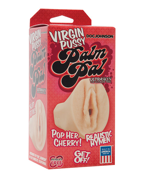 Doc Johnson 0683-10-BX ULTRASKYN Virgin Pussy Palm Pal, TPE, Ivory