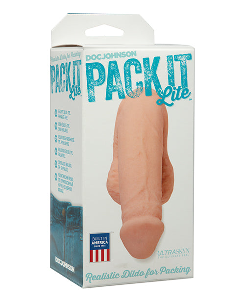 Doc Johnson Pack It Lite Soft Packer, 4.5" – Phthalate-Free UR3 Material