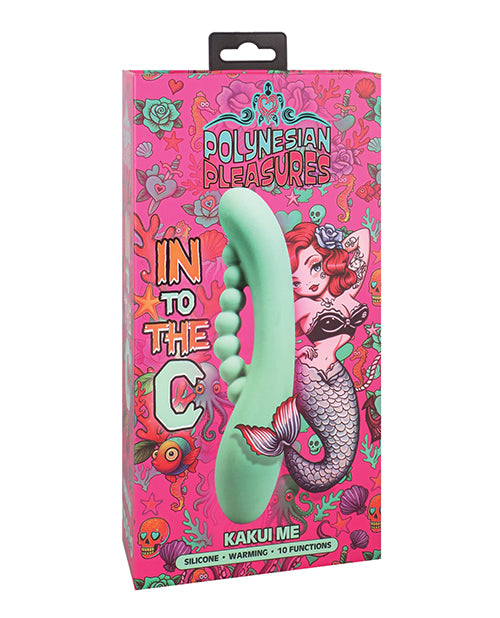 Doc Johnson 1000-06-BX Kakui Me Vibrator, Green Silicone