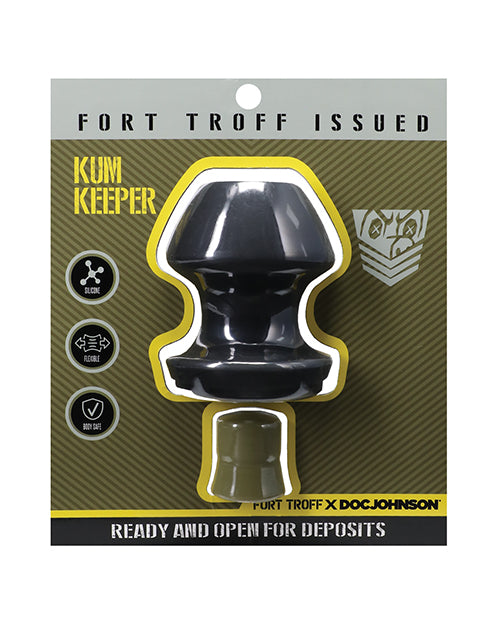 Doc Johnson Kum Keeper Anal Plug, Large, Black
