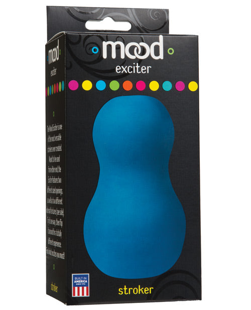 Doc Johnson 1471-06-BX Mood Exciter Stroker, Blue TPE