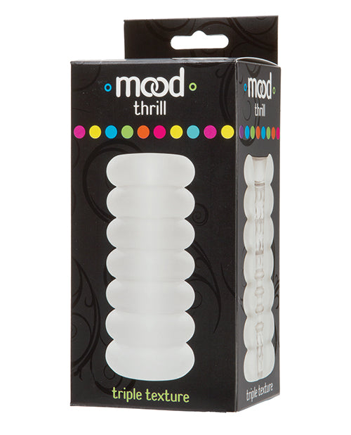 Doc Johnson 1471-14-BX Mood Thrill, TPE Triple-Textured Massager