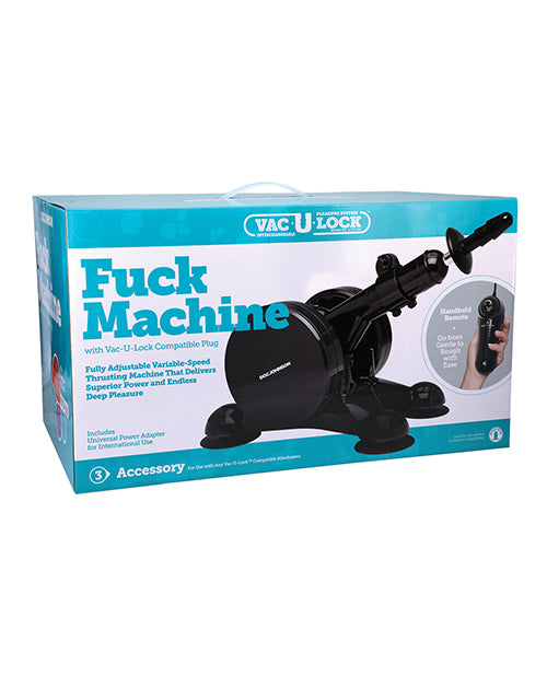 Doc Johnson 2403-01-BX Vac-U-Lock Fuck Machine, Black, Vibrating