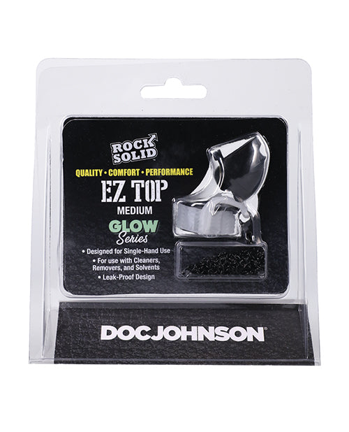 Doc johnson 3702-04-CD Rock Solid EZ Top, Glow-in-the-Dark, White
