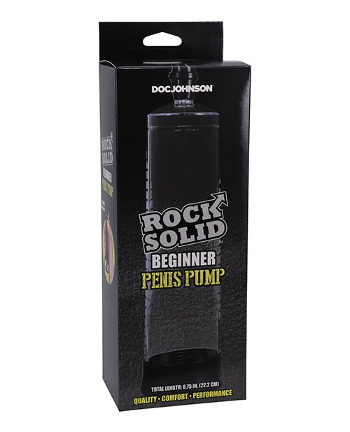Doc Johnson 3705-02-BX Rock Solid Beginner Penis Pump, ABS Plastic, Silicone