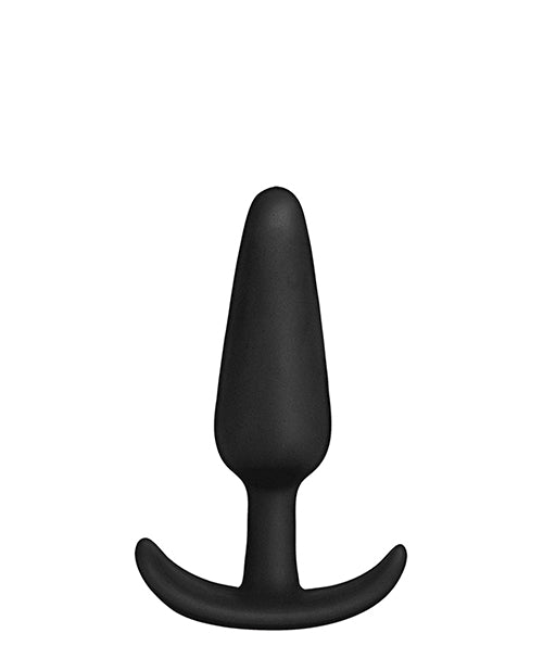 Doc Johnson 5003-02-BG In A Bag 3" Butt Plug, Black Silicone
