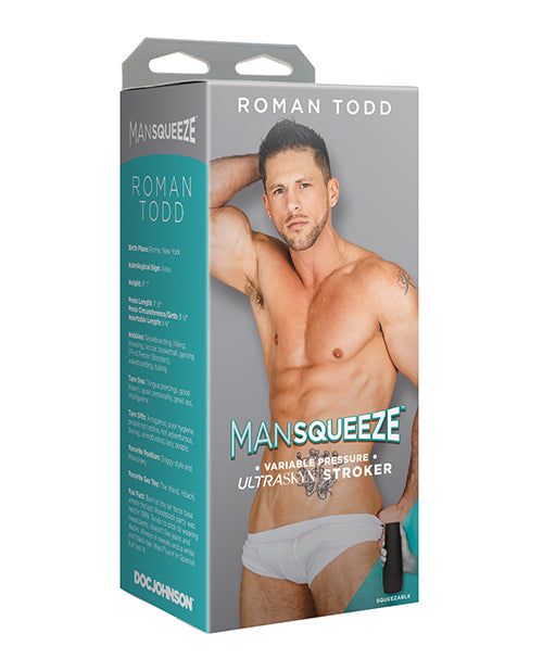 Doc Johnson Roman Todd Main Squeeze ULTRASKYN Ass Stroker, Ivory