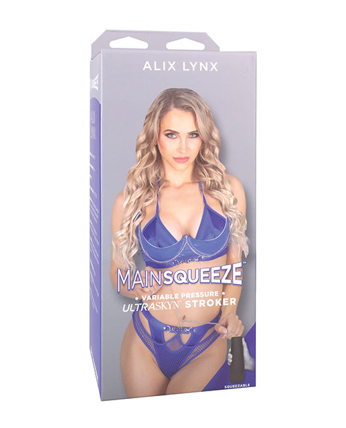 Doc Johnson Main Squeeze Alix Lynx ULTRASKYN Stroker, Variable Pressure