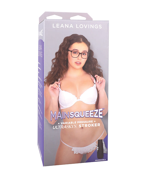 Doc Johnson Main Squeeze ULTRASKYN Pussy Stroker, Leana Lovings, Ivory