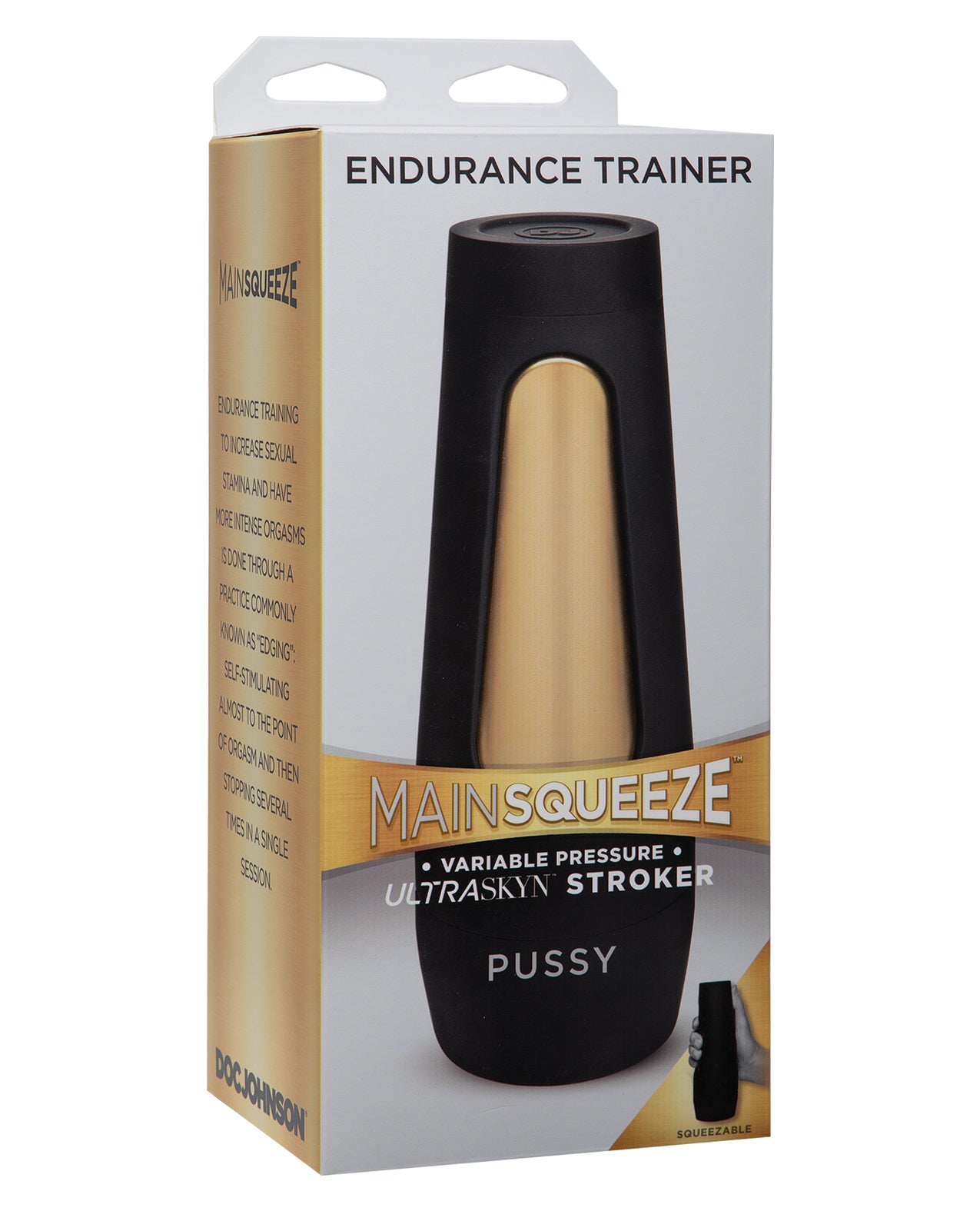 Doc Johnson 5202-05-BX Main Squeeze Endurance Trainer, TPE