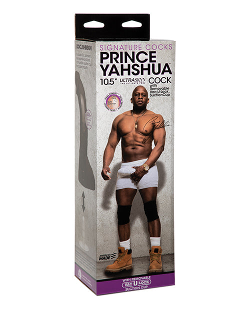 Doc Johnson 8060-05-BX Prince Yahshua ULTRASKYN Cock, Vibrating, 10.5 Inch
