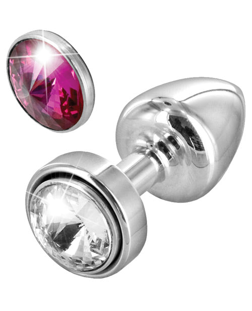 Diogol Sarl Anni Magnetic Stone Butt Plug, 25mm with Swarovski Crystals