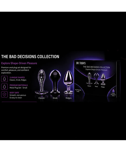 Dr. Tush’s Bad Decisions Collection Metal Plug Set