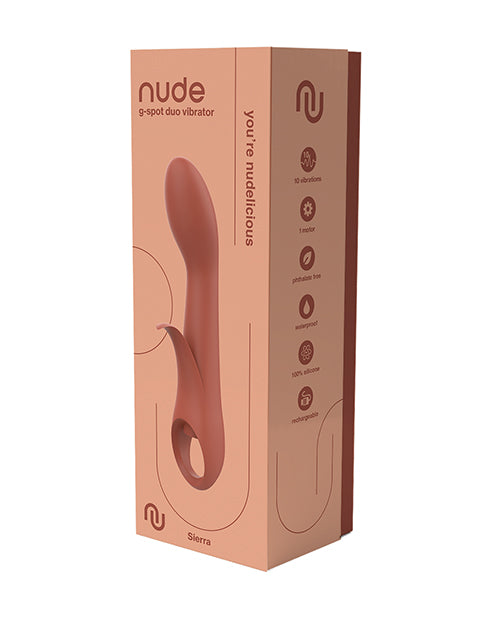 Xgen DT22159 Sierra Rechargeable G-Spot Duo Vibrator, Peach