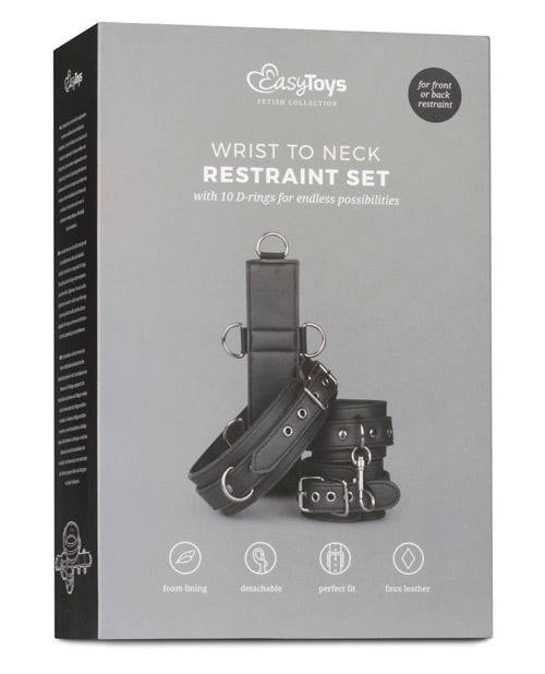 EDC Internet BV ET381BLK Bondage Restraint Set, Black, Adjustable