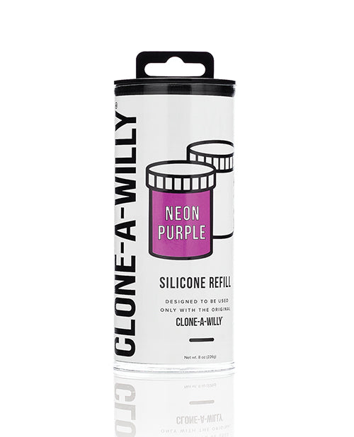 Clone-A-Willy Silicone Refill, Neon Purple Platinum-Cure (7 oz)