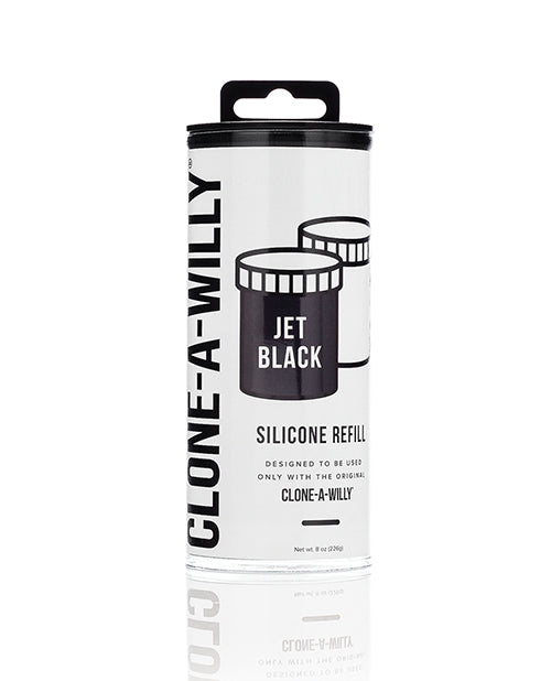 Clone-A-Willy 1574 Silicone Refill, Jet Black, 7 oz
