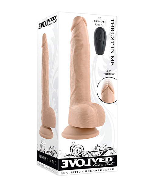 Evolved EN-RD-2796-2 Thrust In Me Light, Ivory Vibrator