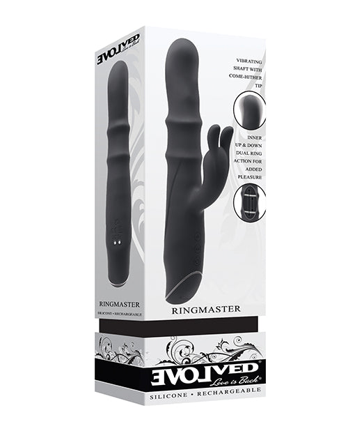 Evolved EN-RS-3014-2 Ringmaster Vibrator, Black, 10-Speed