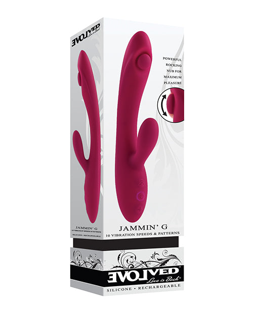 Evolved EN-RS-3052-2 Jammin' G, Burgundy, Silicone