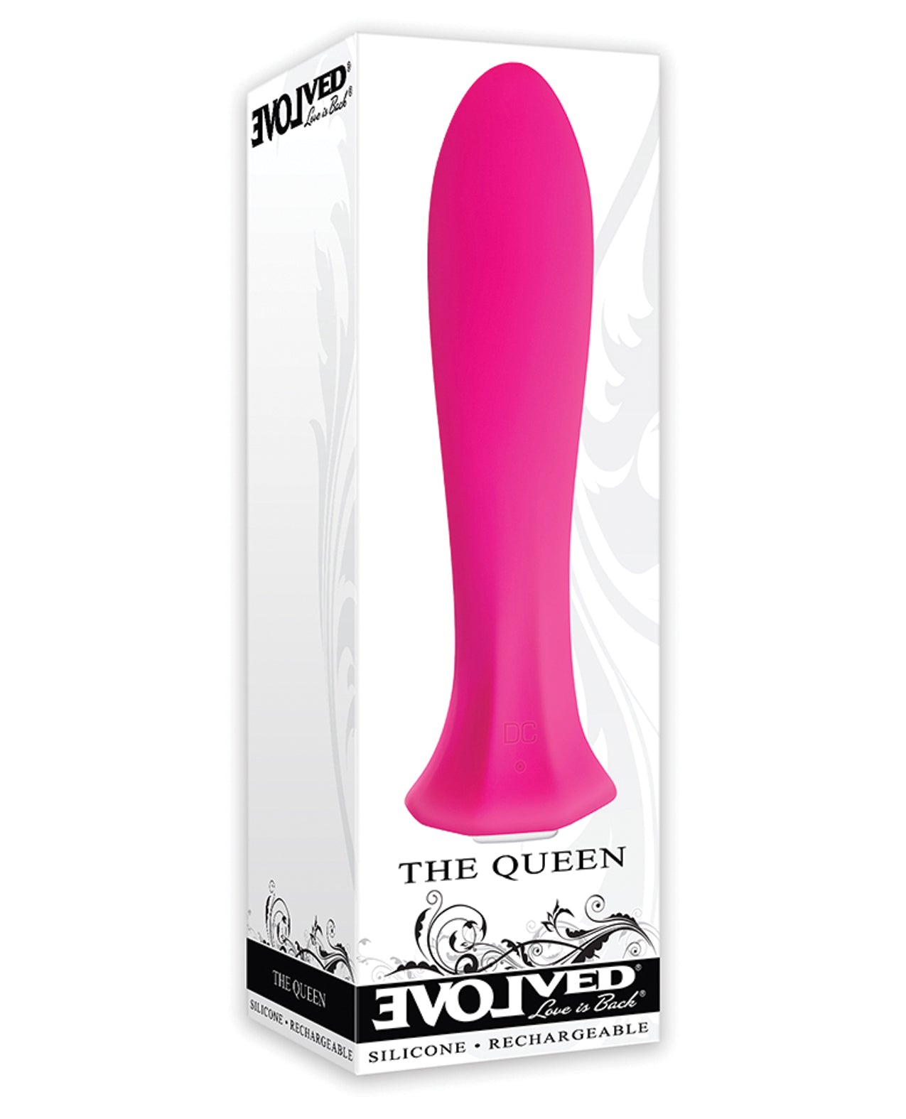 Evolved EN-RS-3213-2 The Queen Vibrating Massager, Pink Silicone