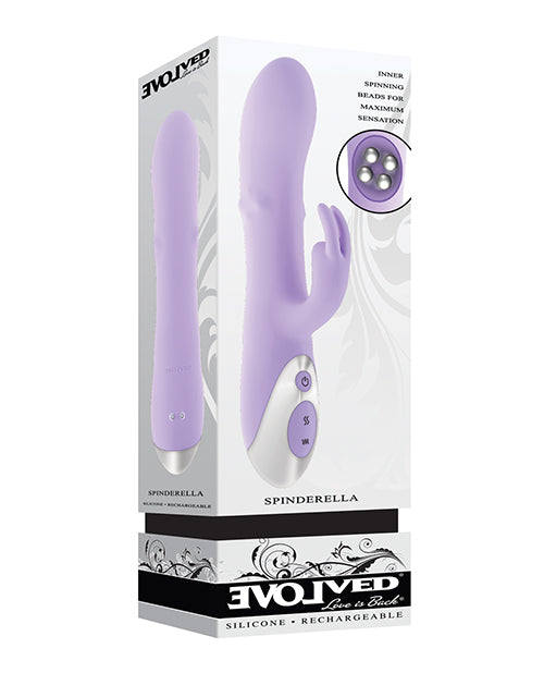 Evolved EN-RS-6534-2 Spinderella Dual Vibrator, 3-Motor Silicone