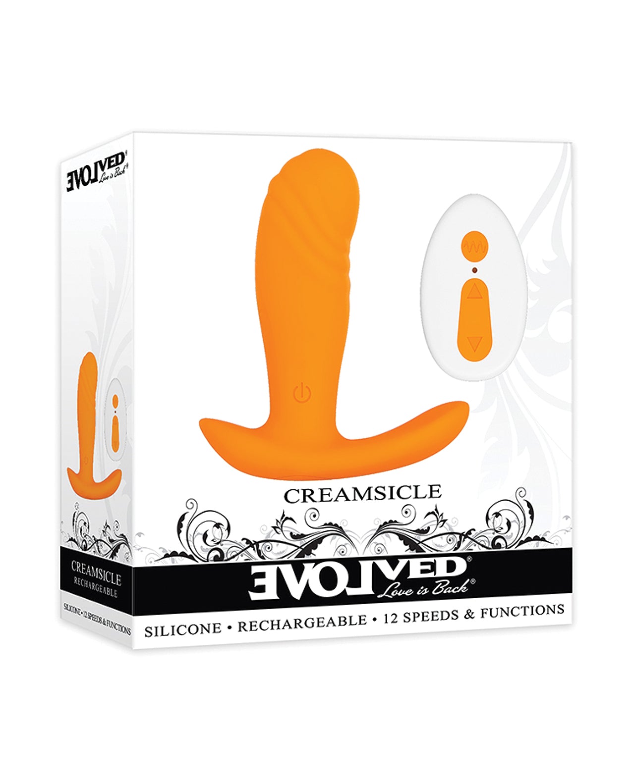 Evolved EN-RS-7679-2 Creamsicle, Orange Vibrating Massager, 6 Speeds