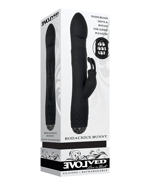Evolved Bodacious Bunny Rotating Rabbit Vibrator, Rechargeable Silicone