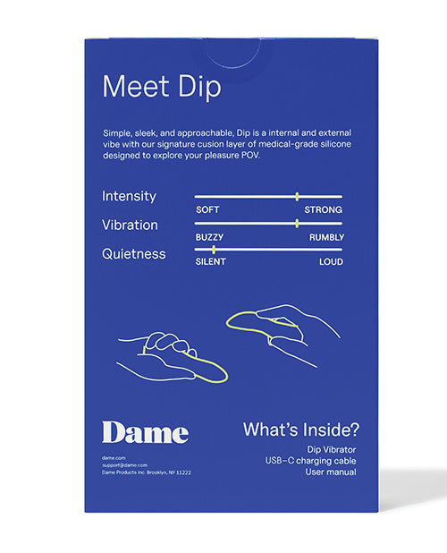 Dame Dip 2.0 Versatile Vibrator - Periwinkle