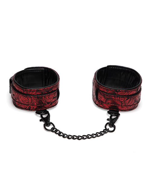 Lovehoney 83670 Fifty Shades Sweet Anticipation Ankle Cuffs, Red & Black