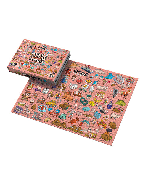 Good Egg Greetings Tit's A Puzzle, 1000-Piece Boob-Themed Jigsaw Puzzle