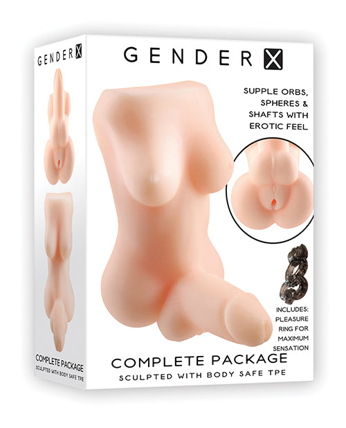 Evolved GX-MS-0167-2 Gender X Complete Package Multi Function Stroker, TPE