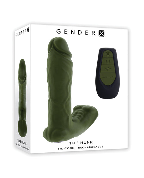 Evolved Novelties Gender X The Hunk Dual Vibrator - Green