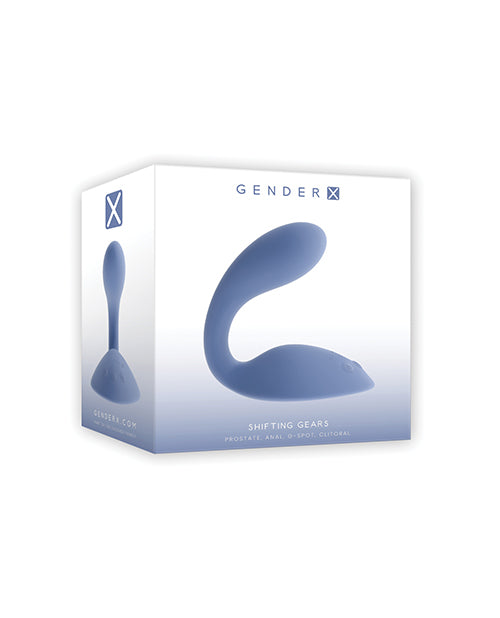 Evolved Gender X Shifting Gears Vibrator and Grind Pad Combo, Blue