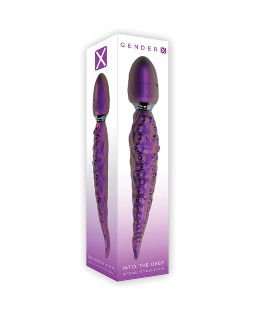 Evolved Gender X Into The Deep Purple Vibrating Silicone Massager