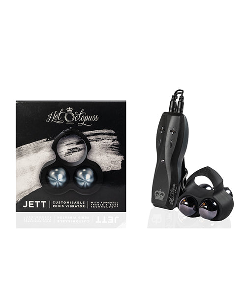 Hot Octopuss HO14 Jett Remote Guybrator, Black Silicone Vibrator